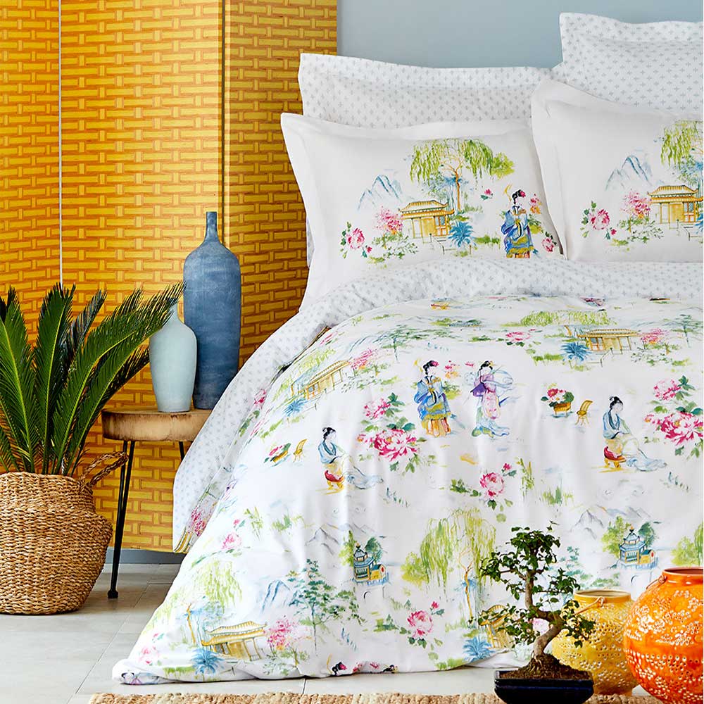 1 سرویس کاور لحاف دونفره 4 تکه مدل HINATA - تصویر 1