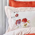 سرویس کاور لحاف دونفره 4 تکه مدل ELIA PEMBE سایز KING - تصویر 3