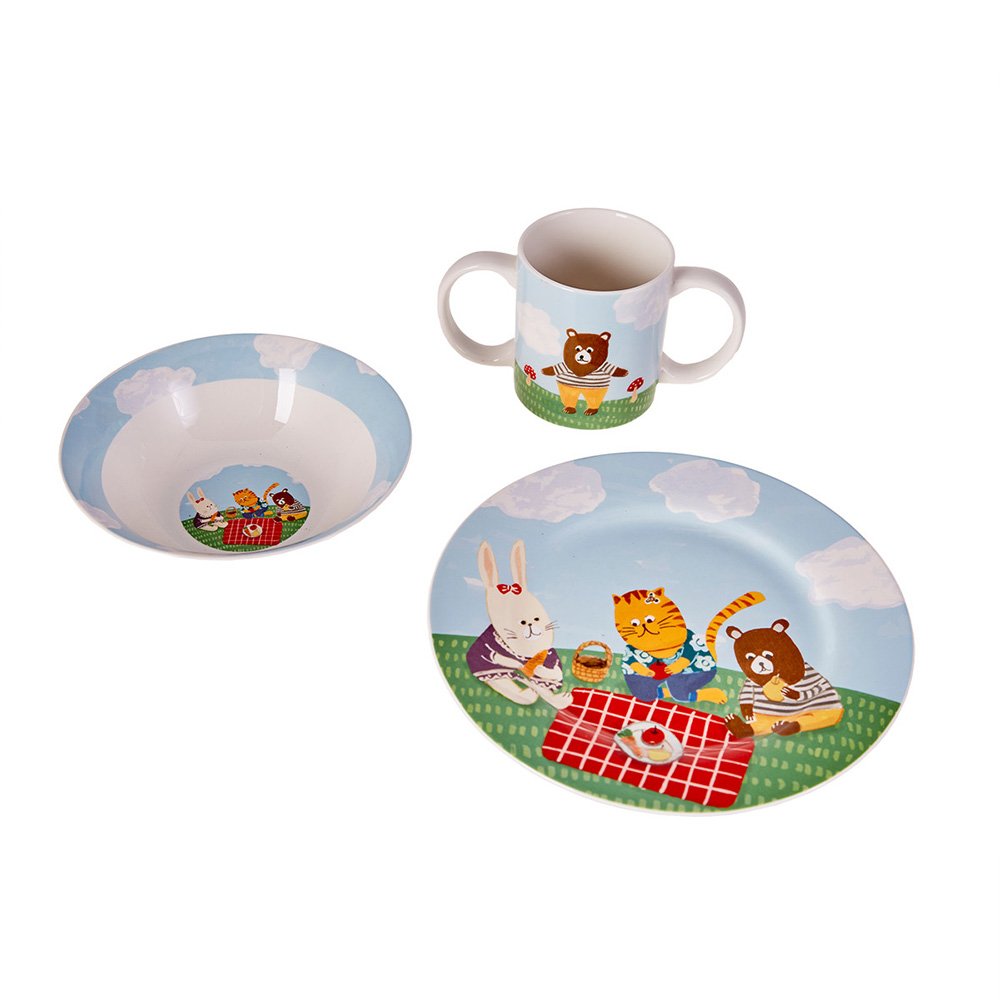 Piknik ست ظرف غذای نوزاد 3 پارچه مدل PIKNIK - تصویر 1