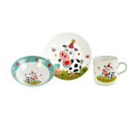 ست ظرف غذای نوزاد 3 پارچه مدل SEVIMLI INEK