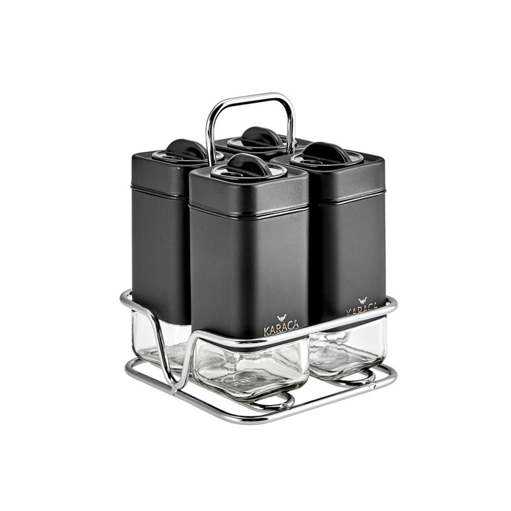 AVANGARTBLACK جا ادویه 4 عددی مدل AVANGART BLACK - تصویر 1