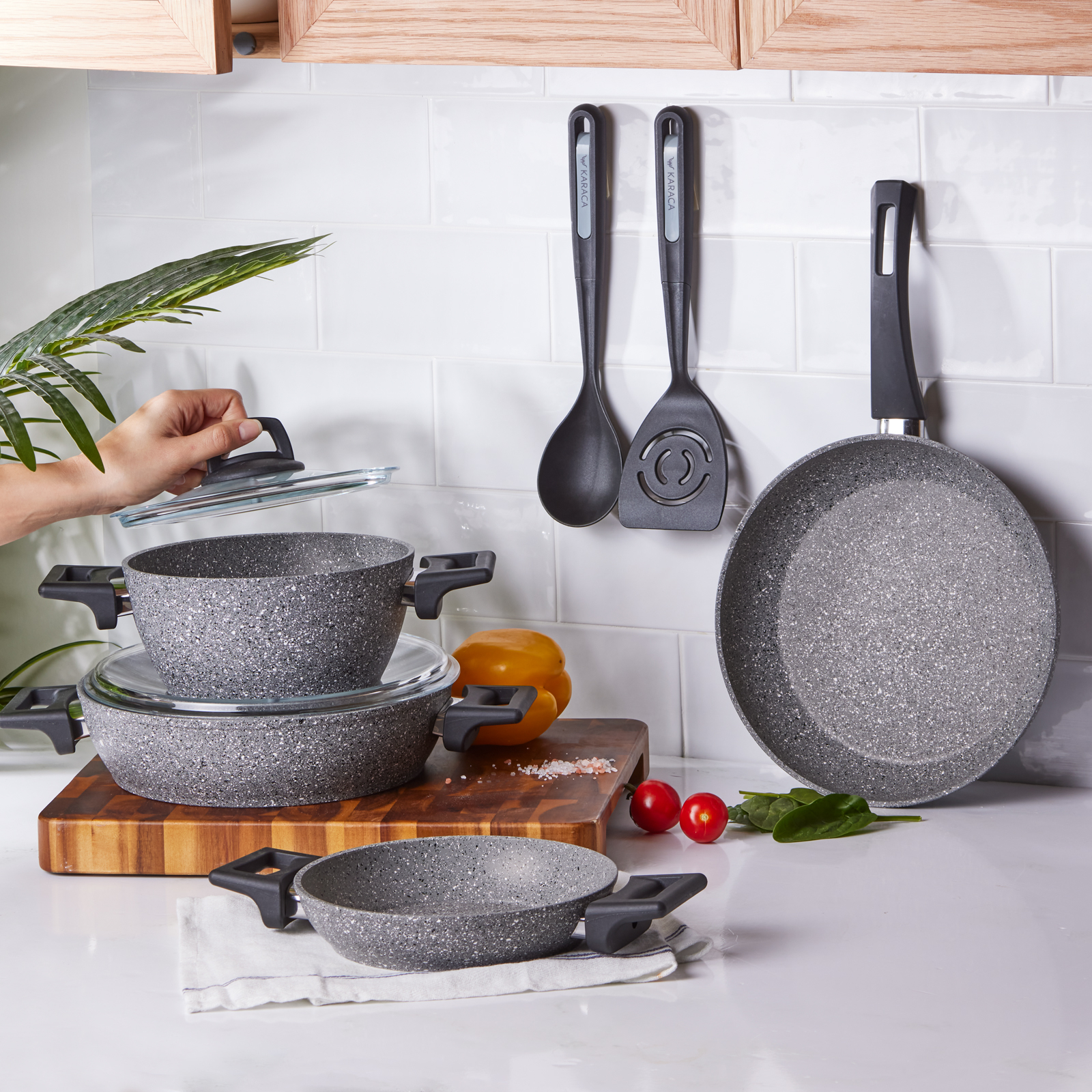 STELLA سرویس قابلمه بیو گرانیت 8 پارچه مدل STELLA - تصویر 1